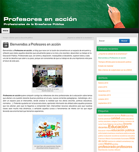 Blog profesores